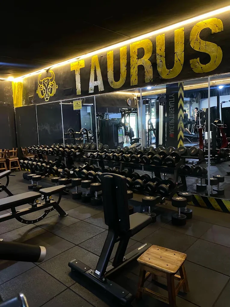Dinding ikonik TAURUS di dalam gym